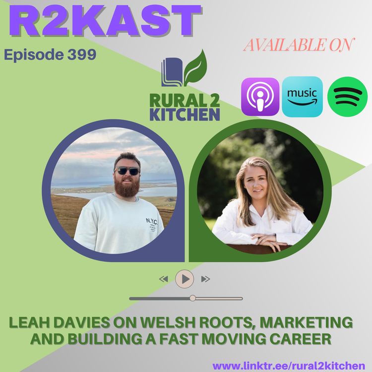 cover art for R2Kast 399 β Leah Davies on Welsh roots, marketing and building a fast moving career