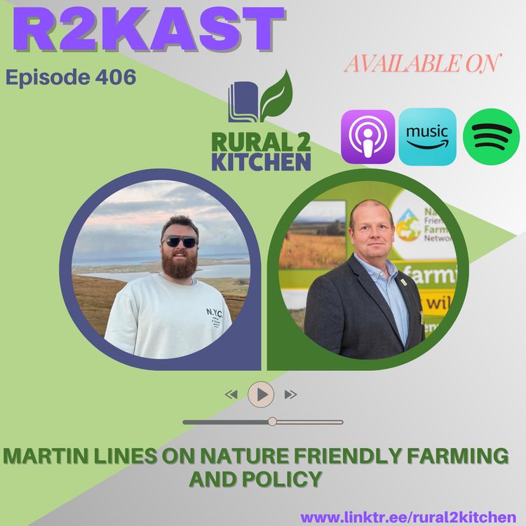 cover art for R2Kast 406 – Martin Lines on nature friendly farming and policy