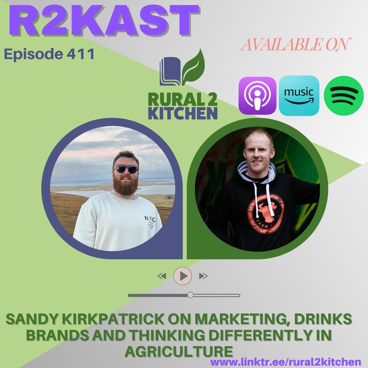 cover art for R2Kast 411 – Sandy Kirkpatrick on marketing, drinks brands and thinking differently in agriculture