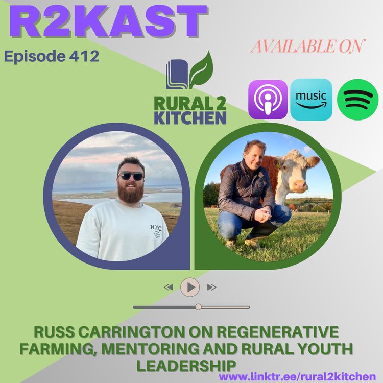 cover art for R2Kast 412 – Russ Carrington on regenerative farming, mentoring and rural youth leadership