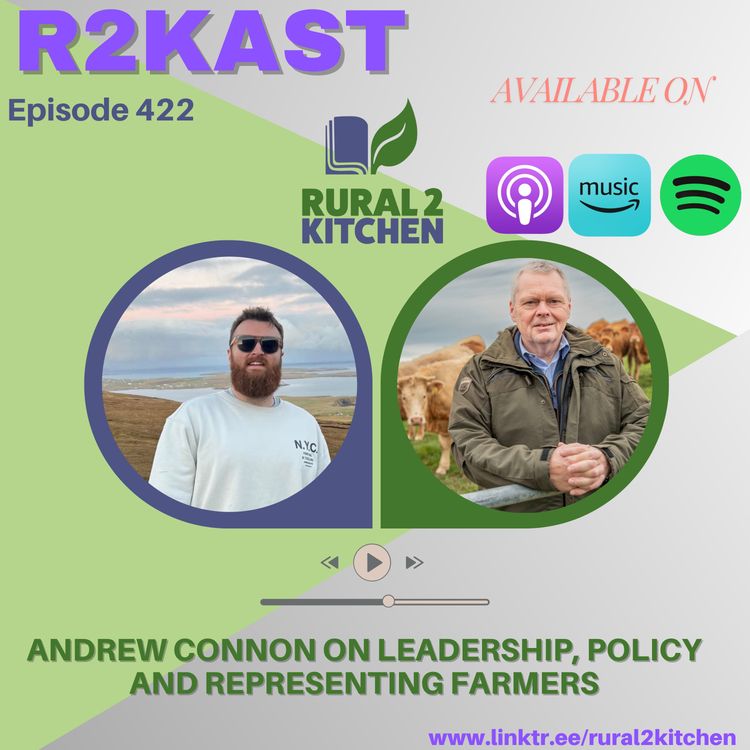 cover art for R2Kast 422 – Andrew Connon on leadership, policy and representing farmers