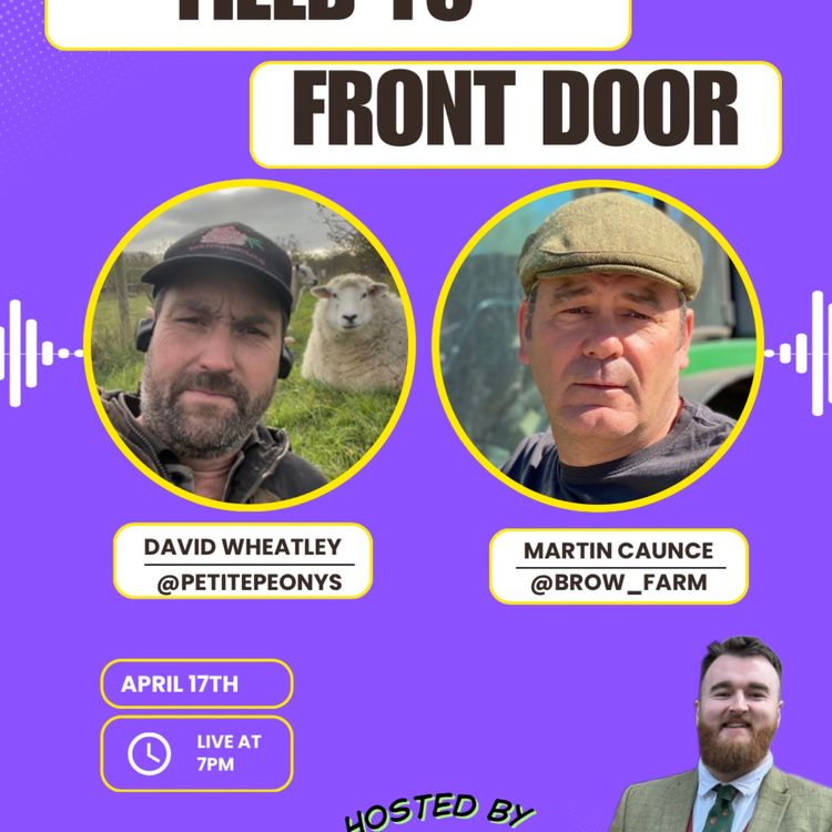 cover art for Field to Front Door – Episode 4 on peonies, weather challenges, direct selling and composting