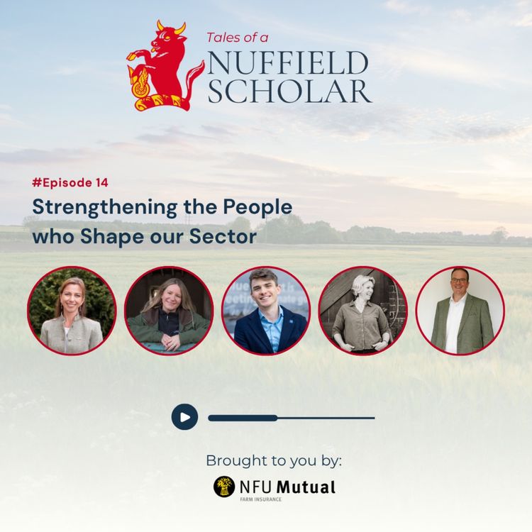 cover art for Tales of a Nuffield Scholar with Andrew Richardson, Lucia Slack, Natasha Edwards, Peter Green and Sharon May