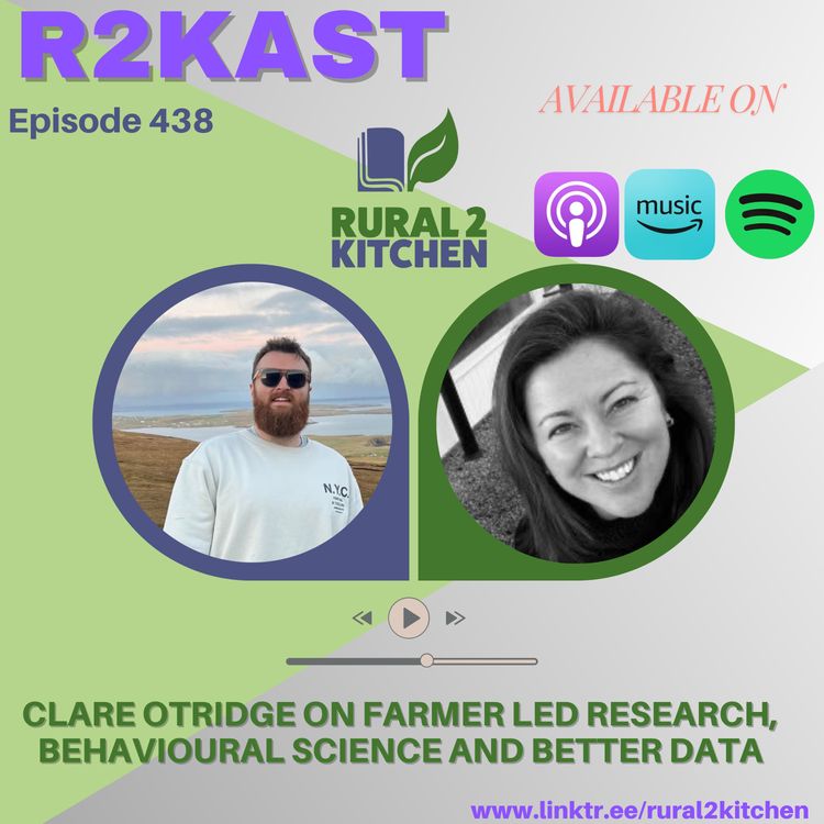 cover art for R2Kast 438 โ Clare Otridge on farmer led research, behavioural science and better data