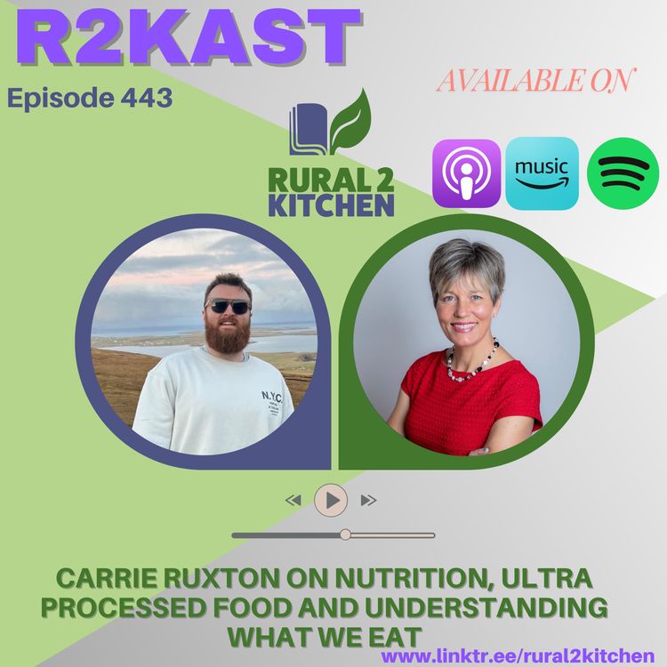 cover art for R2Kast 443 – Carrie Ruxton on nutrition, ultra processed food and understanding what we eat
