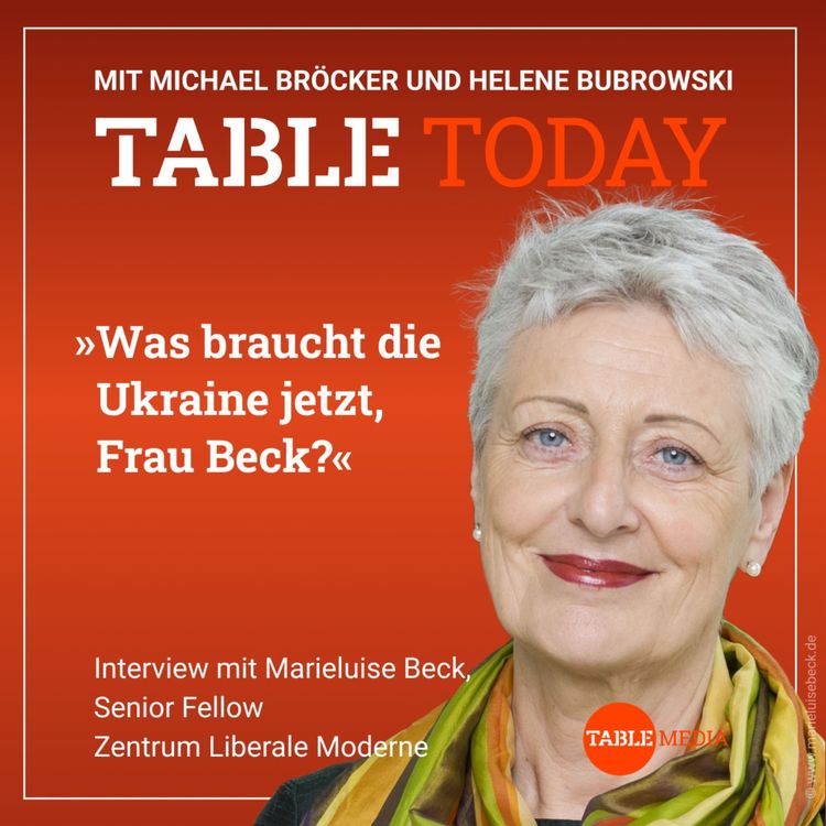 cover art for Was braucht die Ukraine jetzt, Frau Beck?