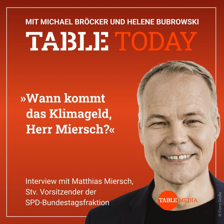 cover art for Wann kommt das Klimageld, Herr Miersch?