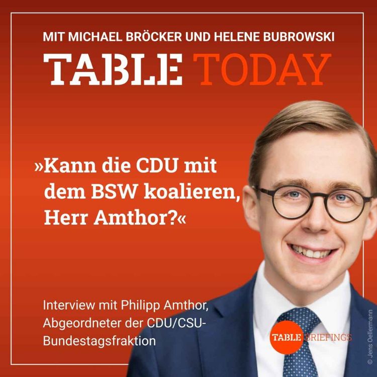 cover art for Kann die CDU mit dem BSW koalieren, Herr Amthor?