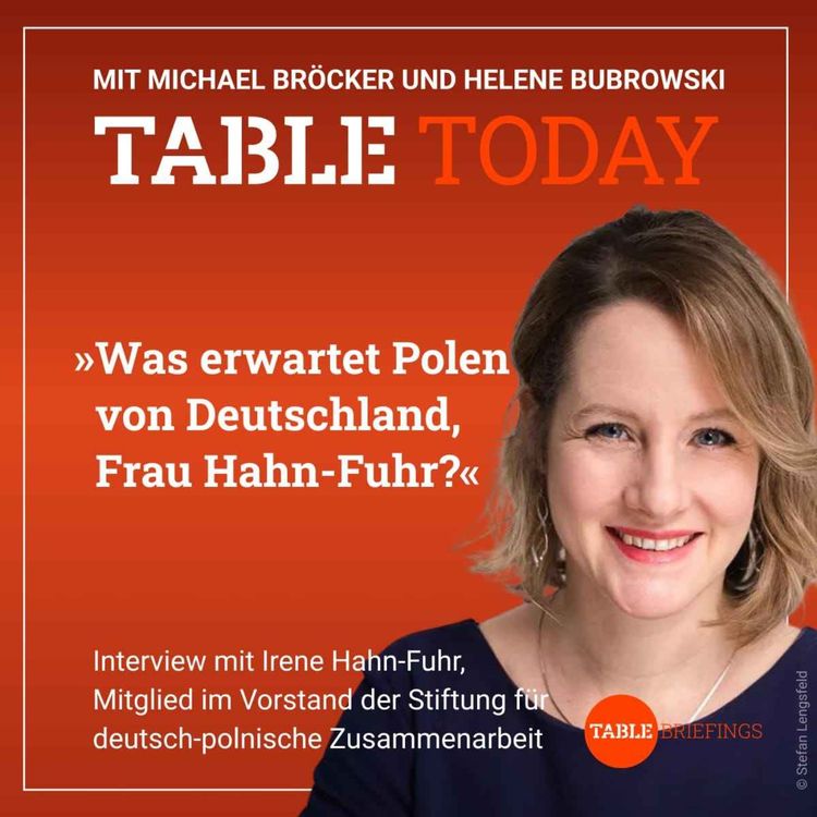 cover art for Was erwartet Polen von Deutschland, Frau Hahn-Fuhr?