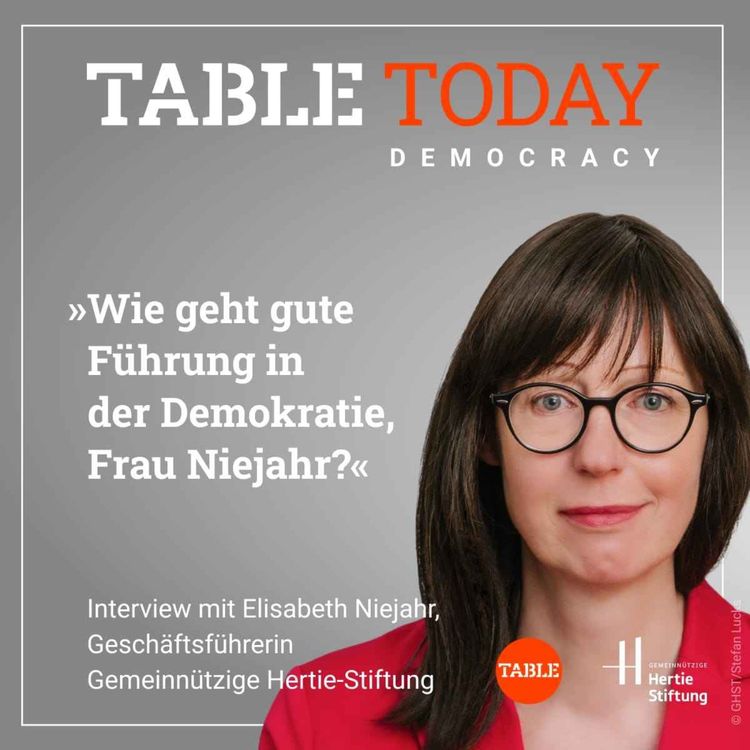 cover art for Wie geht gute Führung in der Demokratie, Frau Niejahr?