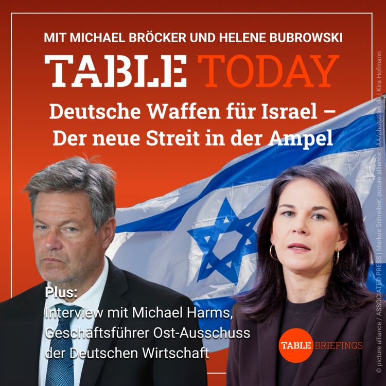 cover art for Deutsche Waffen für Israel - Der neue Streit in der Ampel