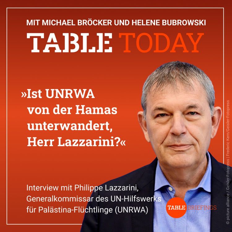 cover art for Ist UNRWA von der Hamas unterwandert, Herr Lazzarini?