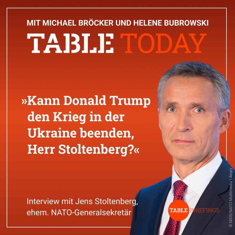 cover art for Kann Donald Trump den Krieg in der Ukraine beenden, Herr Stoltenberg?