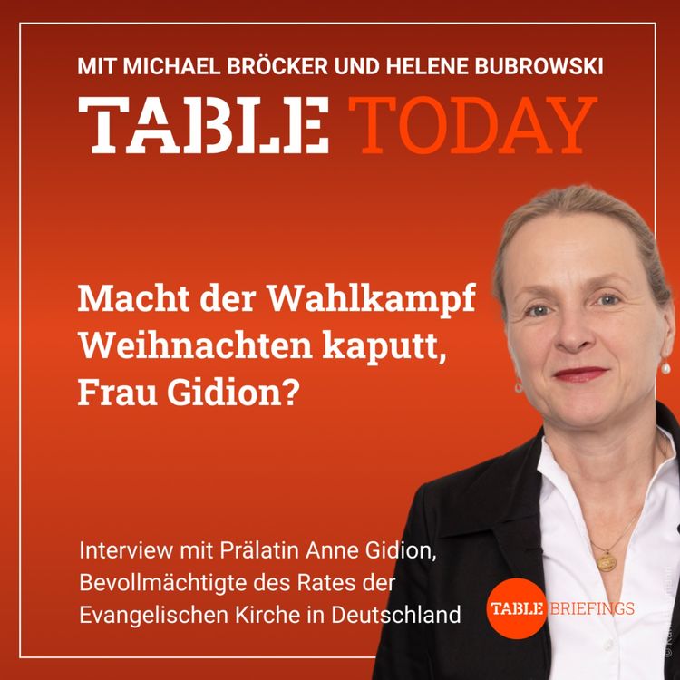 cover art for Macht der Wahlkampf Weihnachten kaputt, Frau Gidion?