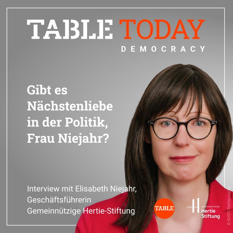 cover art for Gibt es Nächstenliebe in der Politik, Frau Niejahr?