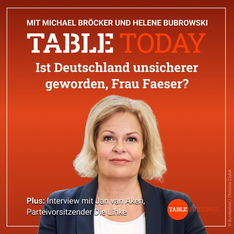 cover art for Ist Deutschland unsicherer geworden, Frau Faeser?