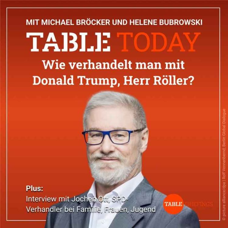 cover art for Wie verhandelt man mit Donald Trump, Herr Röller?