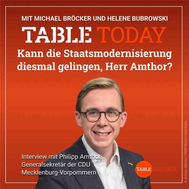 cover art for Kann die Staatsmodernisierung diesmal gelingen, Herr Amthor?