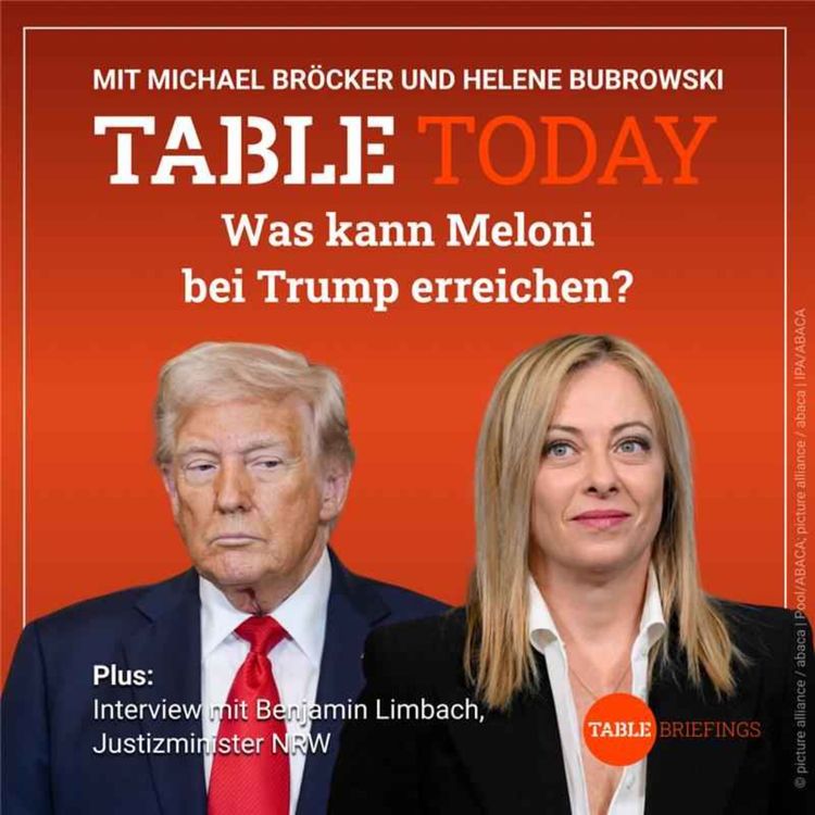 cover art for Was kann Meloni bei Trump erreichen?