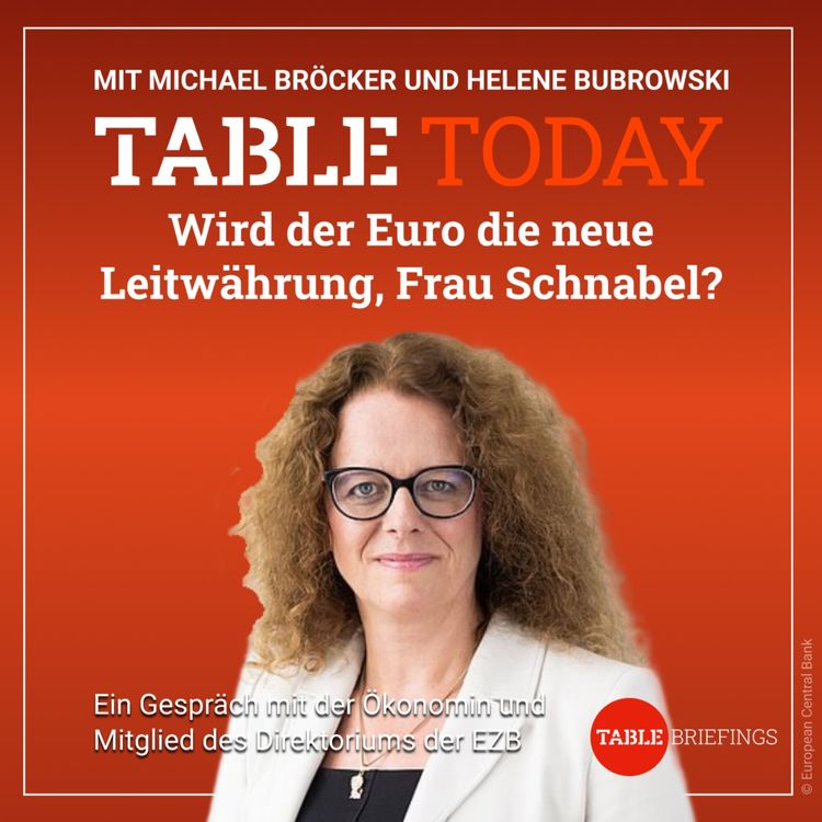 cover art for Wird der Euro die neue Leitwährung, Frau Schnabel?