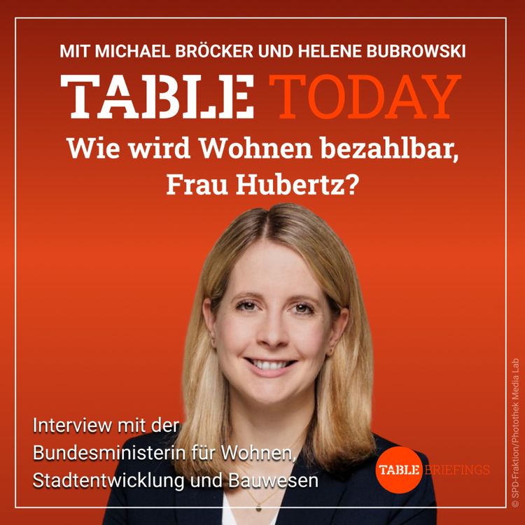 cover art for Wie wird Wohnen bezahlbar, Frau Hubertz?