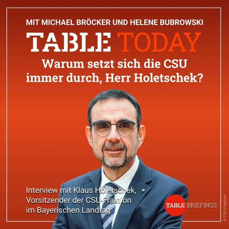 cover art for Warum setzt sich die CSU immer mehr durch, Herr Holetschek?