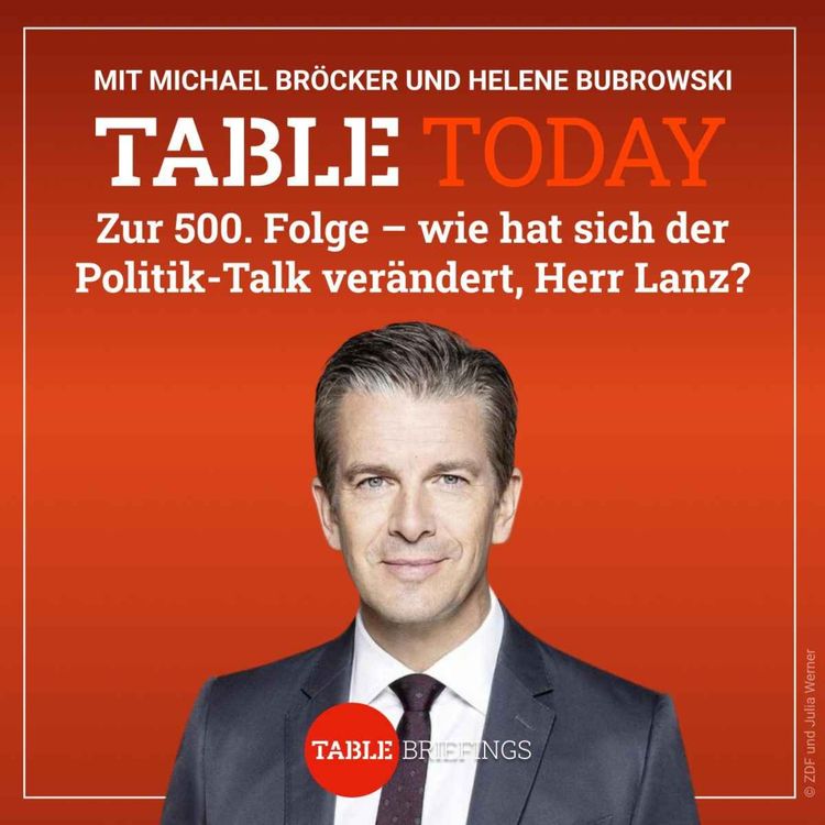 cover art for Zur 500. Folge - Wie hat sich der Politik-Talk verändert, Herr Lanz?