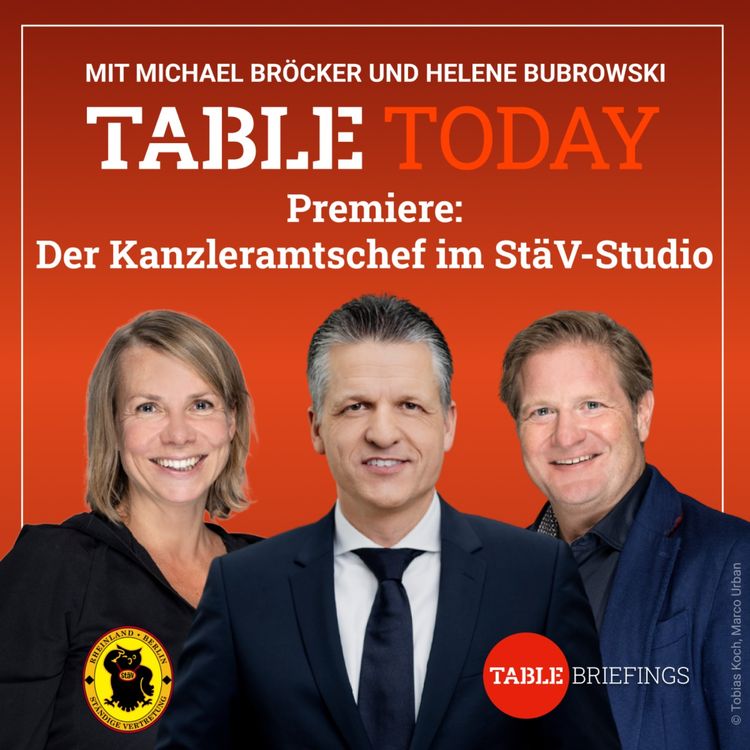 cover art for Premiere: Der Kanzleramtschef im StäV-Studio