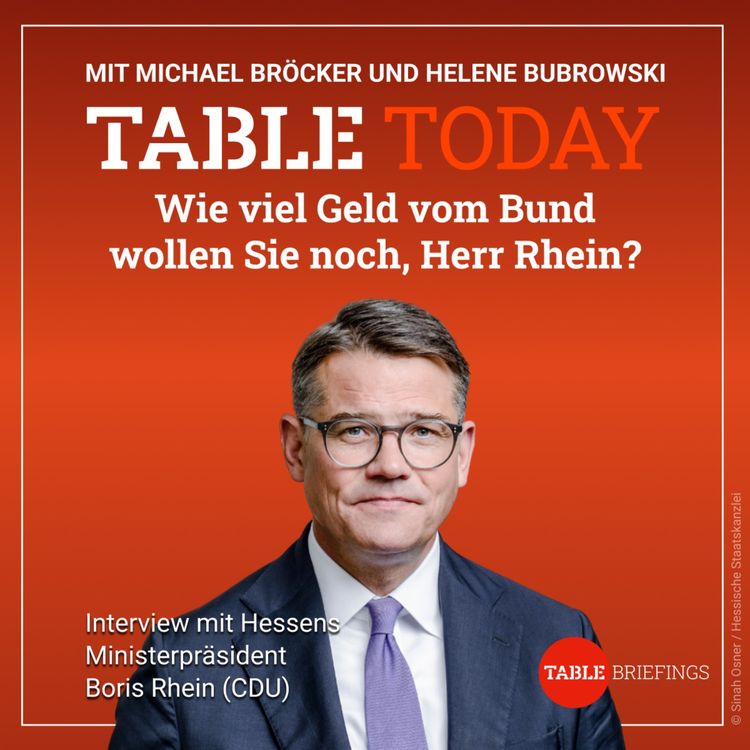 cover art for Wie viel Geld vom Bund wollen Sie noch, Herr Rhein?