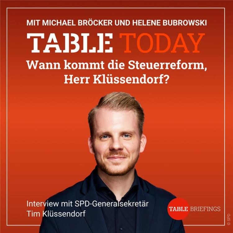 cover art for Wann kommt die Steuerreform, Herr Klüssendorf?