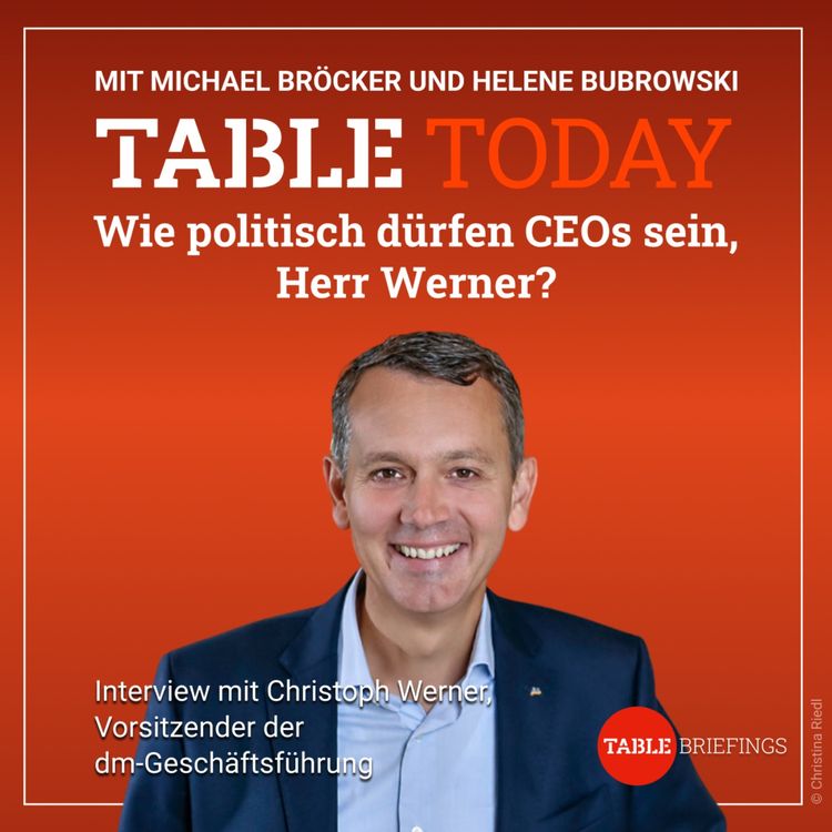 cover art for Wie politisch dürfen CEOs sein, Herr Werner?