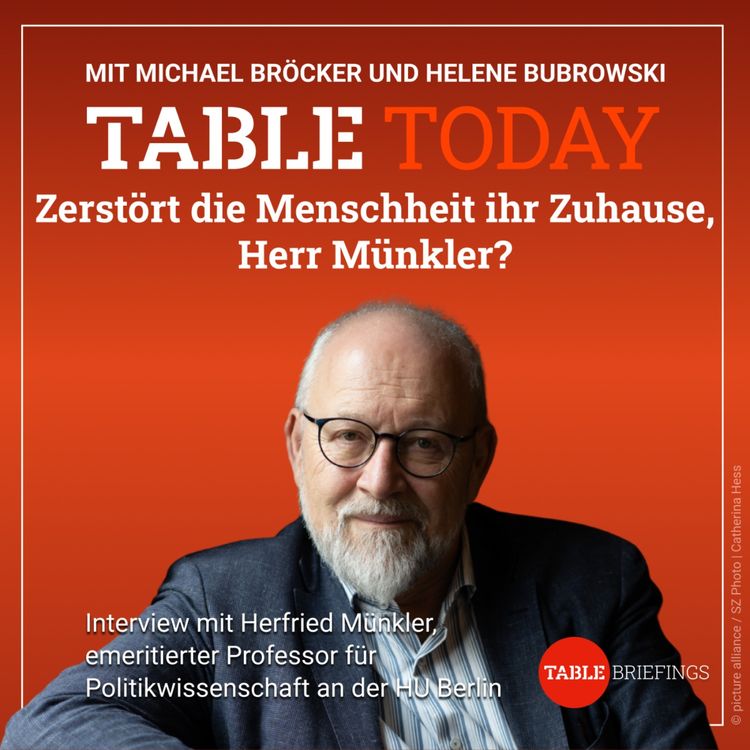 cover art for Zerstört die Menschheit ihr Zuhause, Herr Münkler?