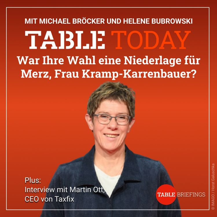 cover art for War Ihre Wahl eine Niederlage für Merz, Frau Kramp-Karrenbauer?