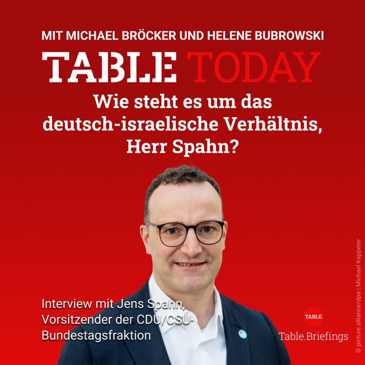 cover art for Wie steht es um das deutsch-israelische Verhältnis, Herr Spahn?