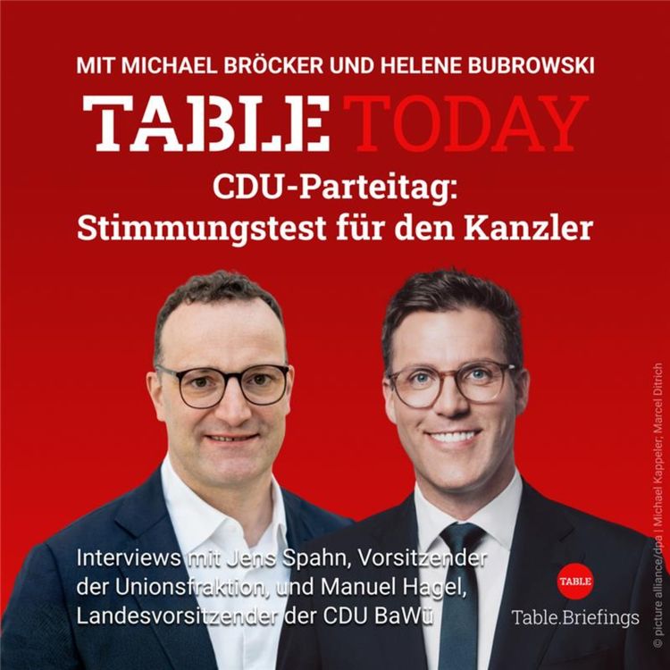 cover art for CDU-Parteitag: Stimmungstest für den Kanzler