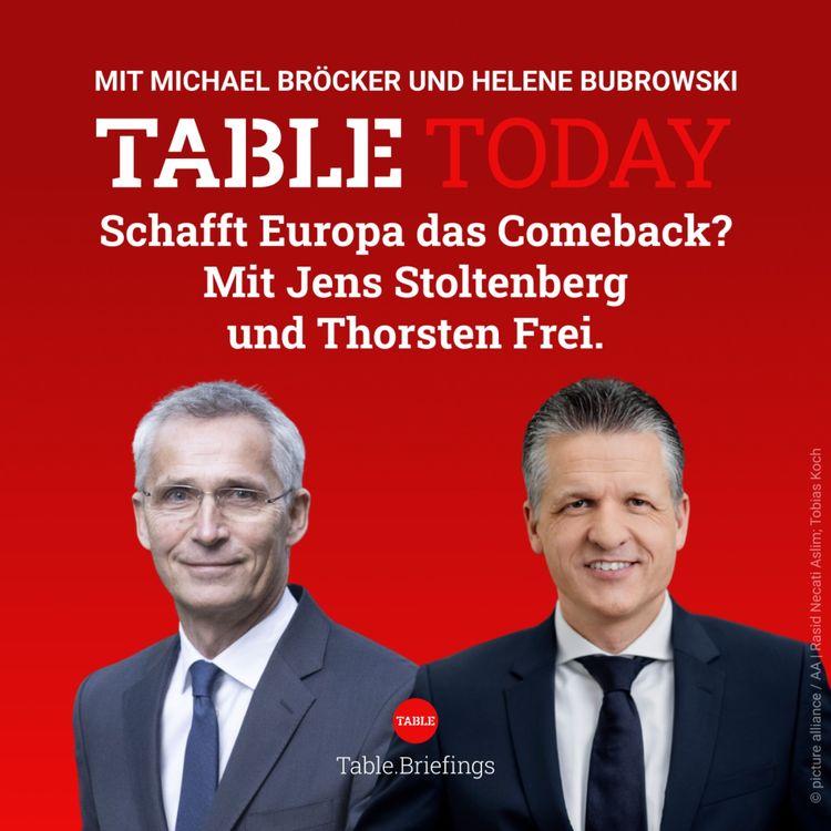 cover art for Schafft Europa das Comeback? Mit Jens Stoltenberg und Thorsten Frei