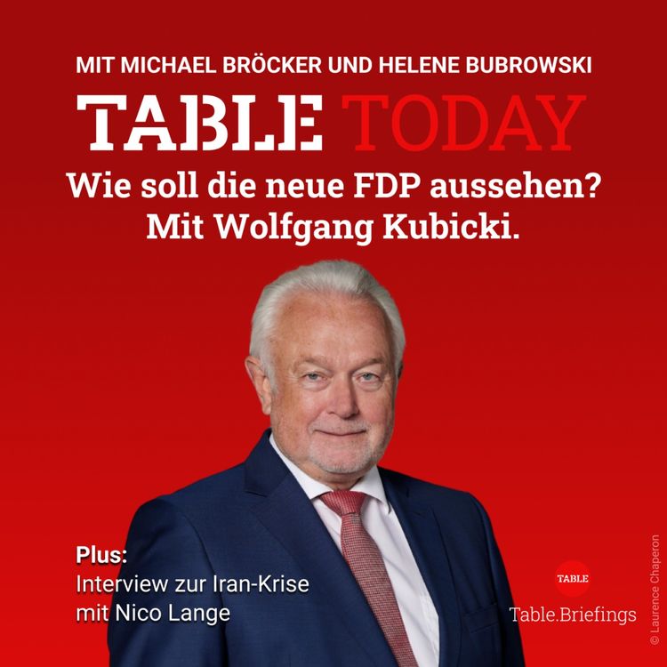 cover art for Wie soll die neue FDP aussehen? Mit Wolfgang Kubicki.