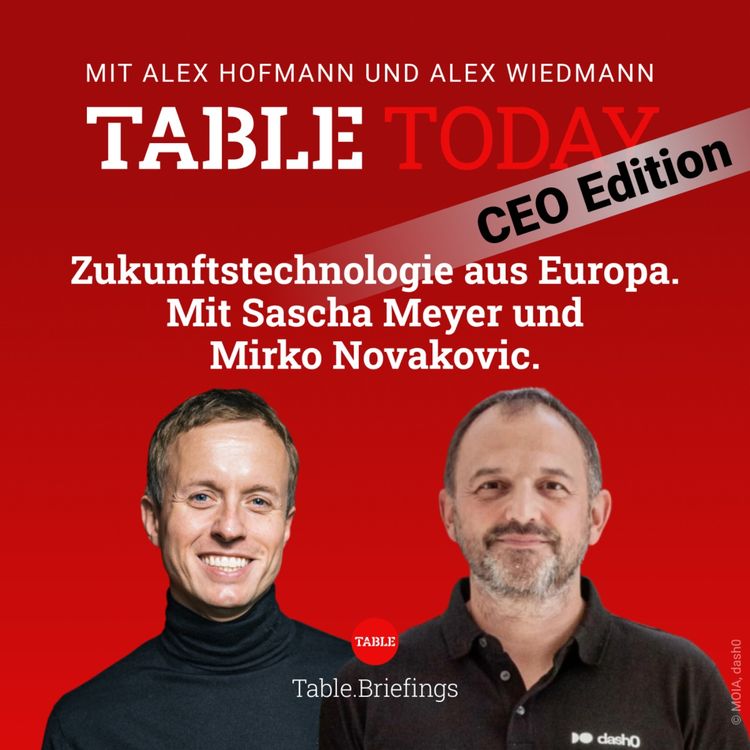 cover art for Zukunftstechnologie aus Europa. Mit Sascha Meyer und Mirko Novakovic