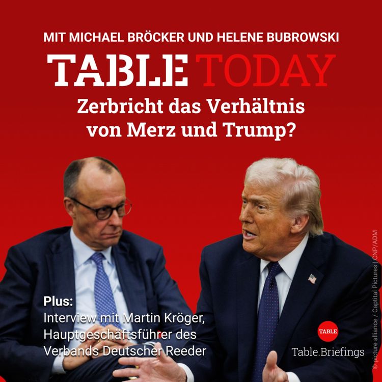 cover art for Zerbricht das Verhältnis von Merz und Trump?