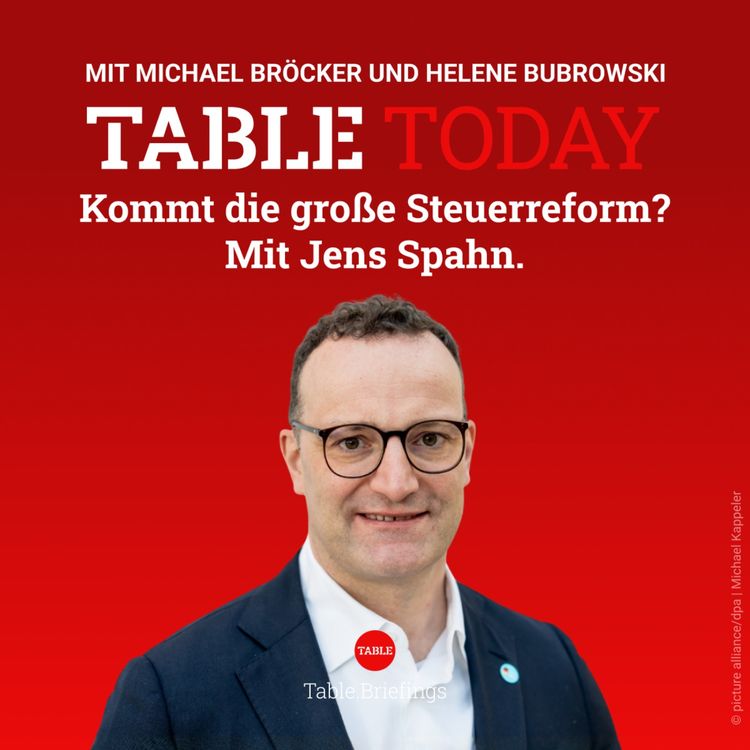 cover art for Kommt die große Steuerreform? Mit Jens Spahn.