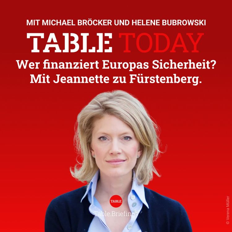 cover art for Wer finanziert Europas Sicherheit? Mit Jeannette zu Fürstenberg.