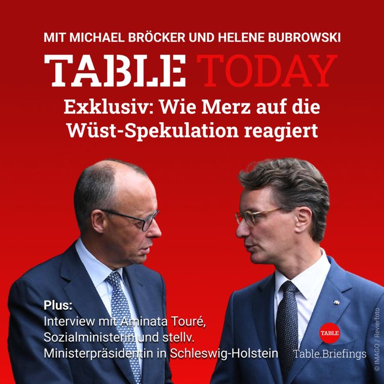 cover art for Exklusiv: Wie Merz auf die Wüst-Spekulation reagiert 