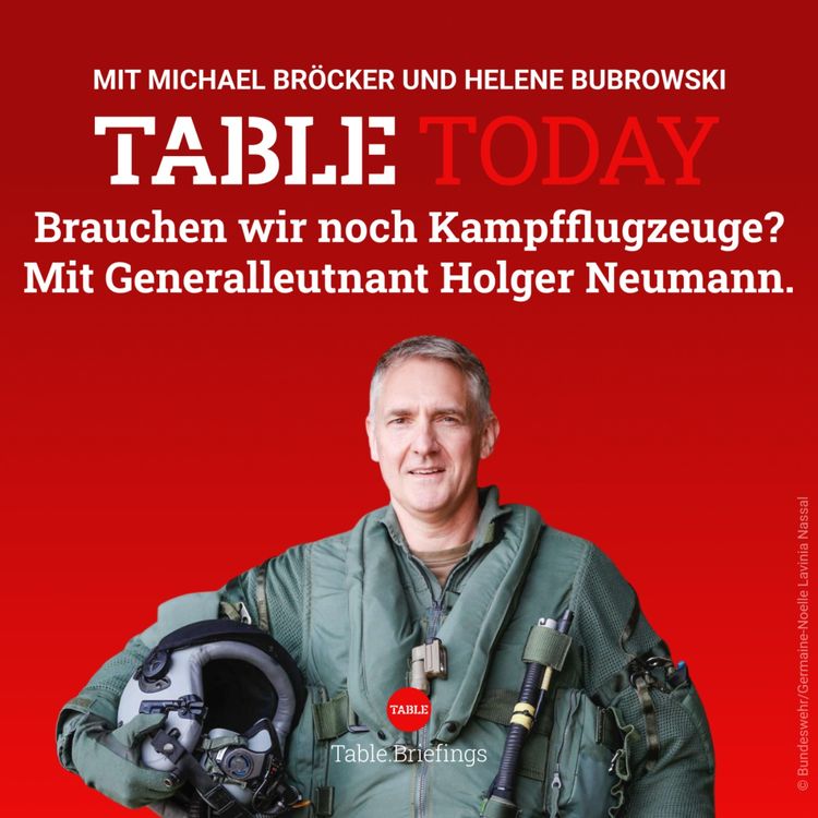 cover art for Brauchen wir noch Kampfflugzeuge? Mit Generalleutnant Holger Neumann.