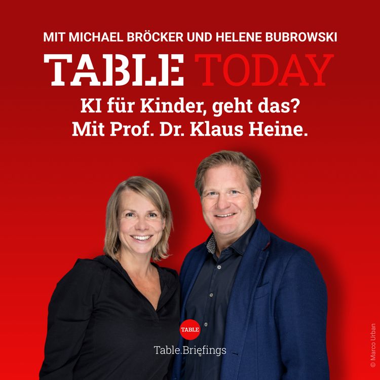 cover art for KI für Kinder, geht das? Mit Prof. Klaus Heine.