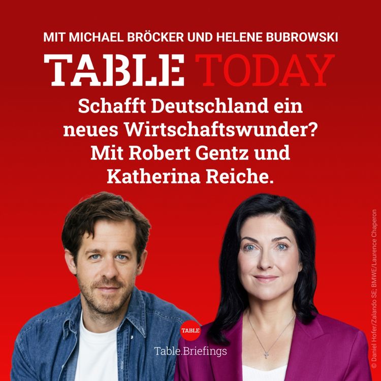 cover art for Schafft Deutschland ein neues Wirtschaftswunder? Mit Robert Gentz und Katherina Reiche.