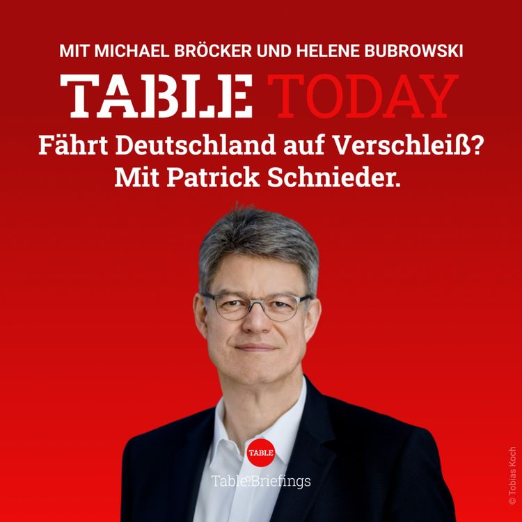 cover art for Fährt Deutschland auf Verschleiß? Mit Patrick Schnieder.
