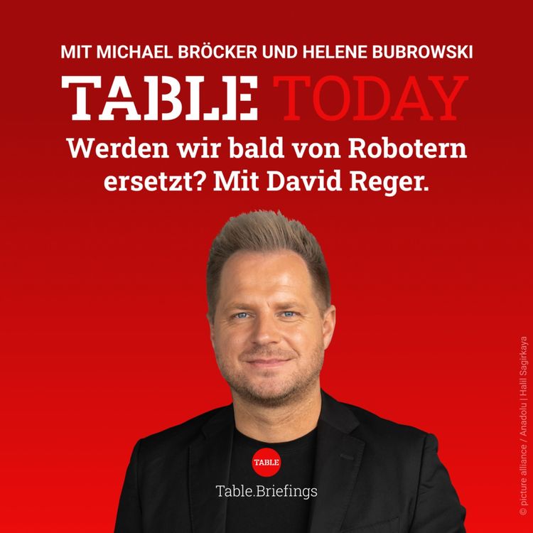 cover art for Werden wir bald von Robotern ersetzt? Mit David Reger.