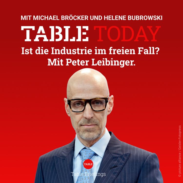 cover art for Ist die Industrie im freien Fall? Mit Peter Leibinger.