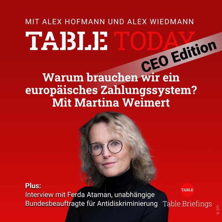 cover art for Warum brauchen wir ein europäisches Zahlungssystem? Mit Martina Weimert
