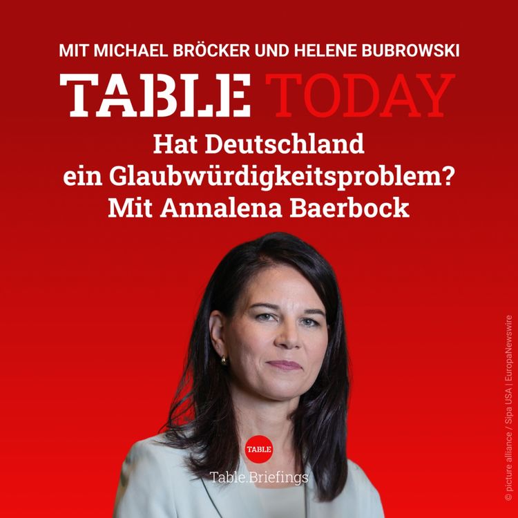 cover art for Hat Deutschland ein Glaubwürdigkeitsproblem? Mit Annalena Baerbock